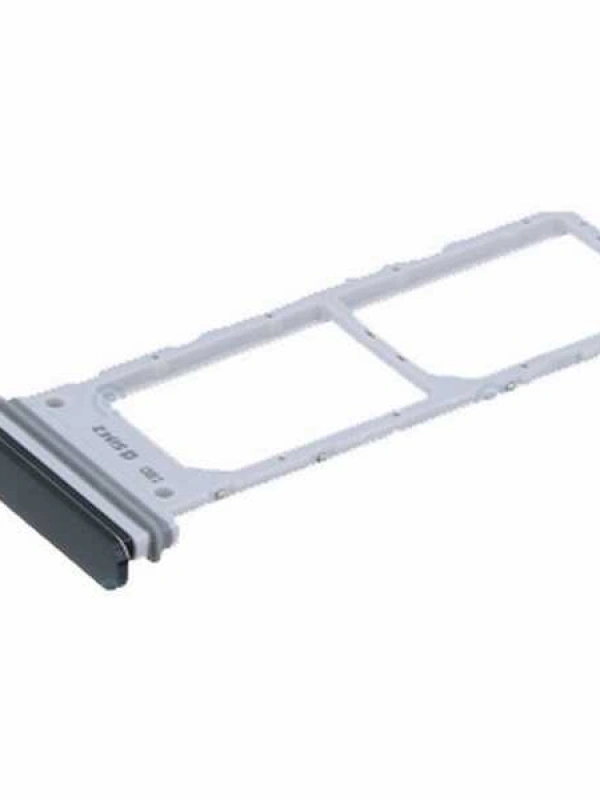 Samsung Uyumlu Galaxy Note 10 N970 Sim Kart Tepsisi Siyah Çift