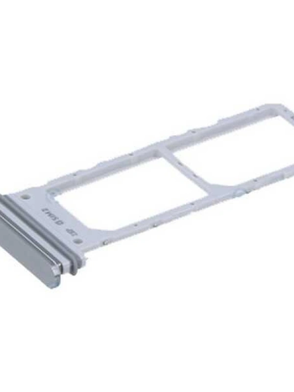 Samsung Uyumlu Galaxy Note 10 N970 Sim Kart Tepsisi Silver Çift
