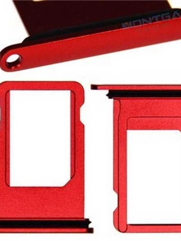 Apple Uyumlu iPhone 8 Plus Sim Kart Tepsisi Kırmızı