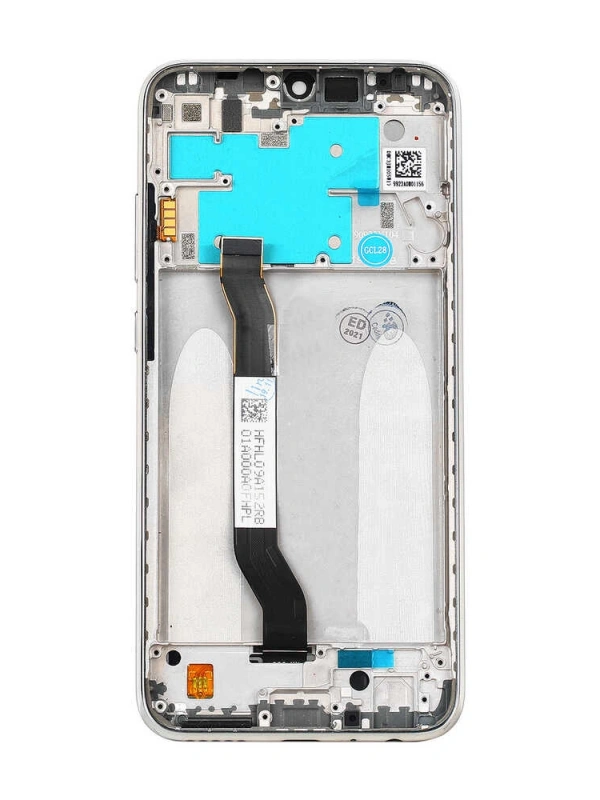 Xiaomi Uyumlu Redmi Note 8 Lcd Ekran Silver Çıtalı Servis