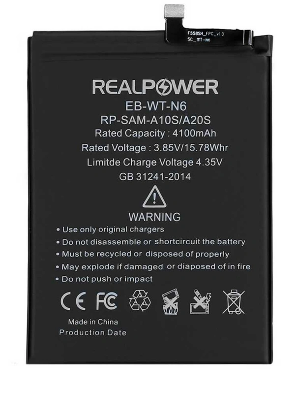RealPower Samsung Uyumlu Galaxy A20s A207 Batarya 4100mah