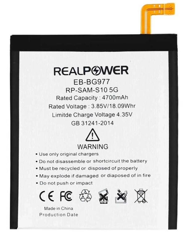 RealPower Samsung Uyumlu Galaxy S10 5g G977 Batarya 4700mah