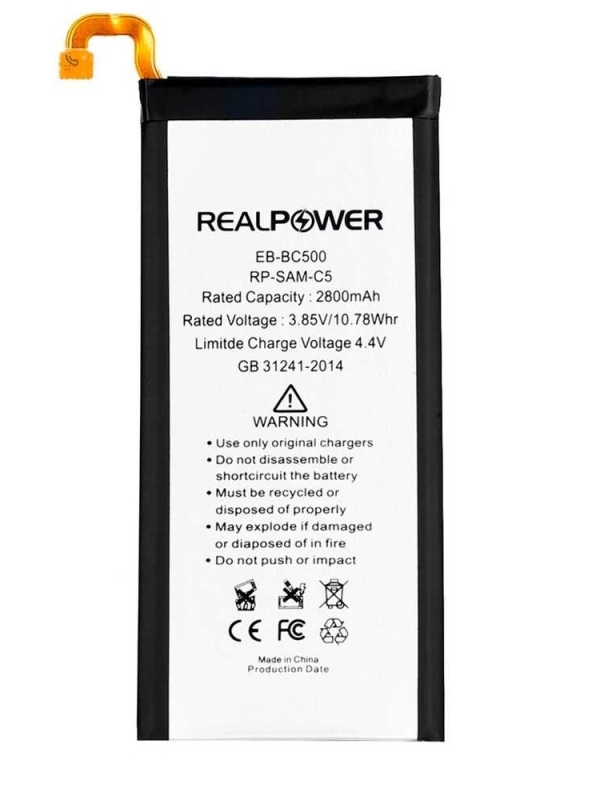 RealPower Samsung Uyumlu Galaxy C5 C5000 Batarya 2800mah