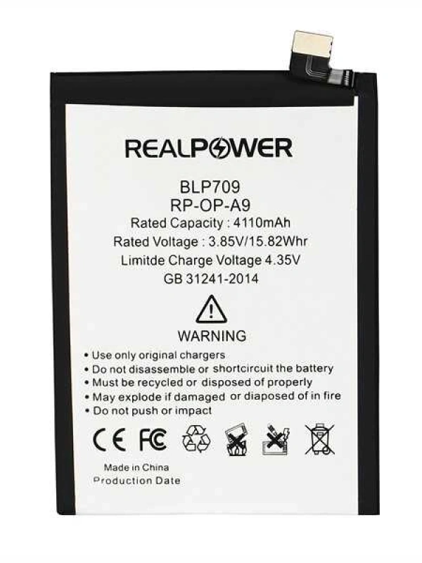 RealPower Oppo Uyumlu A9 Batarya 4100mah