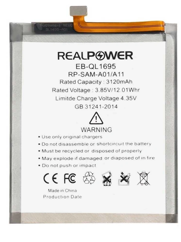 RealPower Samsung Uyumlu Galaxy A01 A015 Batarya 3120mah