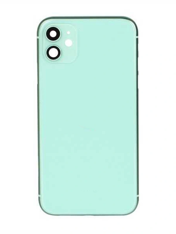Apple Uyumlu iPhone 11 Kasa Kapak Yeşil Boş