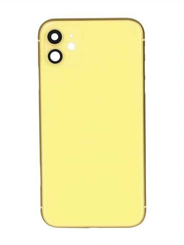 Apple Uyumlu iPhone 11 Kasa Kapak Sarı Boş