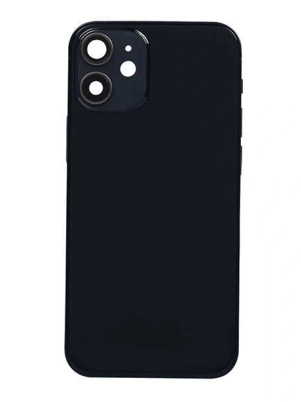 Apple Uyumlu iPhone 11 Kasa Kapak Siyah Dolu