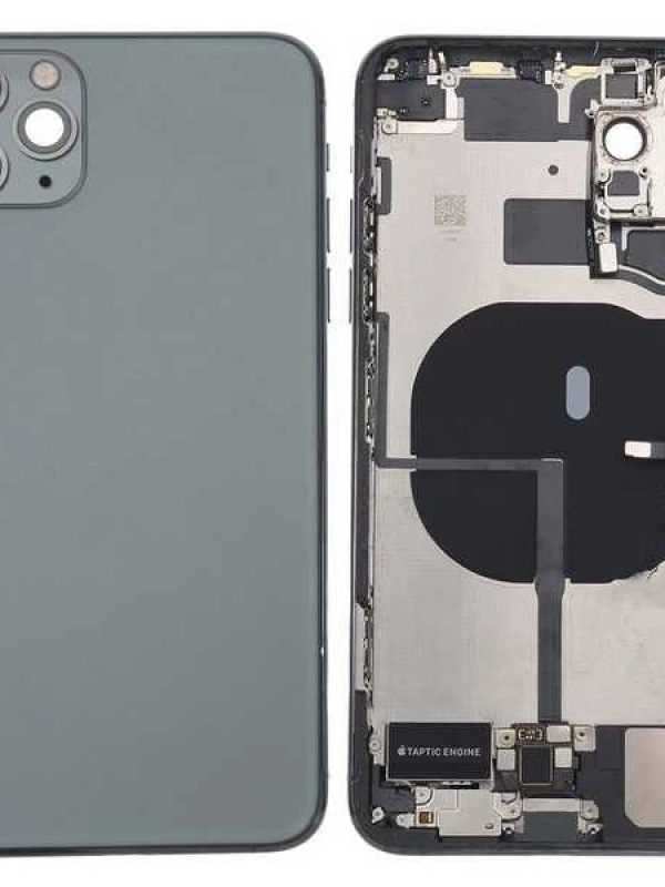 Apple Uyumlu iPhone 11 Pro Max Kasa Kapak Yeşil Dolu