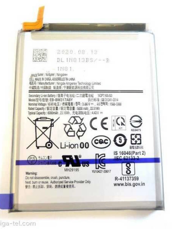 Samsung Uyumlu Galaxy M31s M317 Batarya Eb-bm317aby