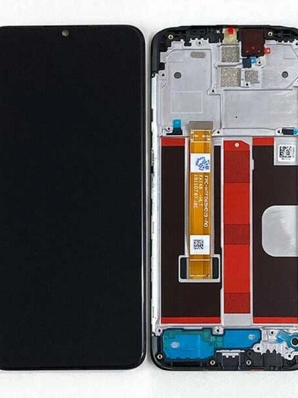 Oppo Uyumlu Cph1931 A5 2020 Lcd Ekran Siyah Çıtalı