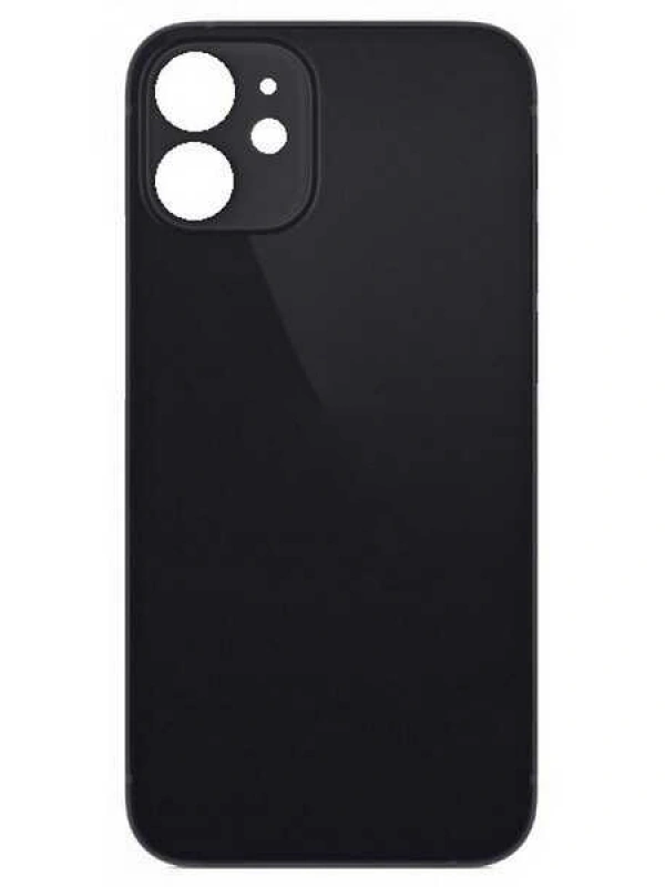 Apple Uyumlu iPhone 12 Arka Kapak Siyah