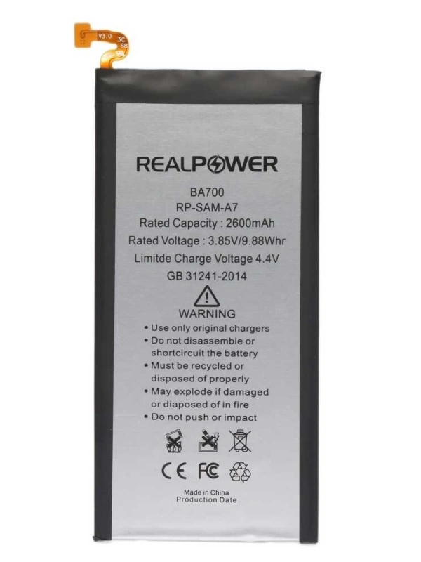 RealPower Samsung Uyumlu Galaxy A7 A700 Batarya 2600mah