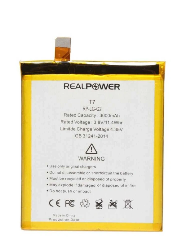RealPower Lg Uyumlu G2 D802 Batarya 3000mAh