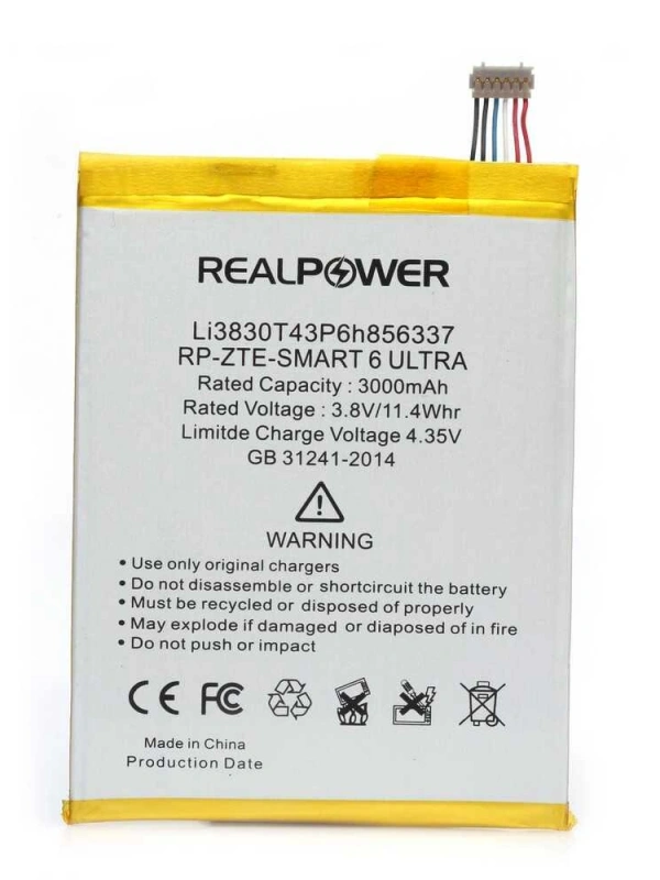 RealPower Vodafone Uyumlu 995 Smart 6 Ultra Tt175 Batarya