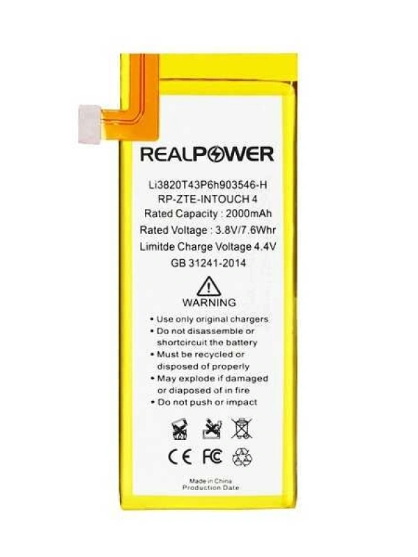 RealPower Avea Uyumlu Intouch 4 Batarya 2000mah
