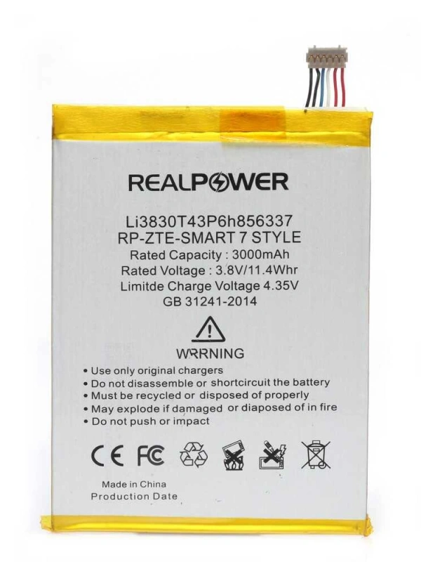 RealPower Vodafone Uyumlu Smart 7 Style Batarya 3000mAh
