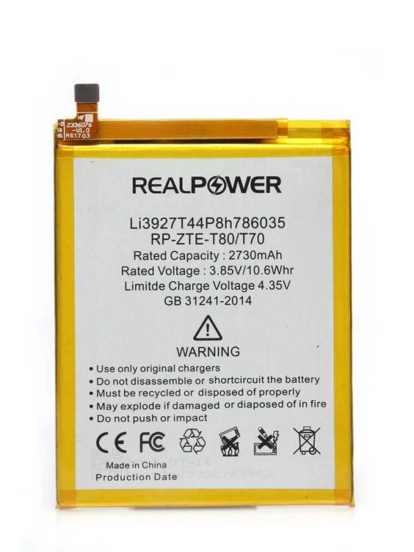 RealPower Turkcell Uyumlu T80 Batarya 2730mah