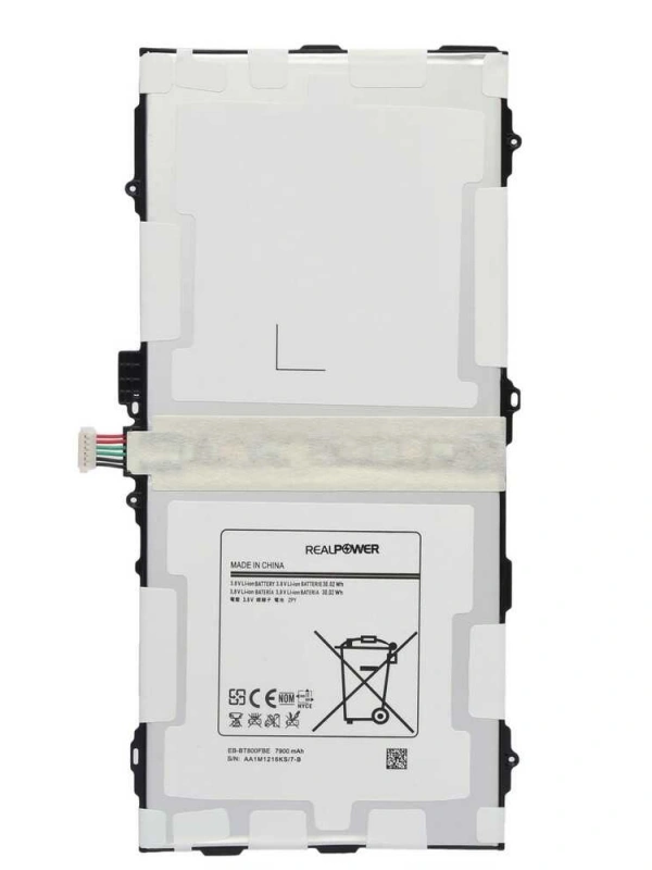 RealPower Samsung Uyumlu Galaxy Tab S 10.5 T800 T805 T807 Batarya 7900mah