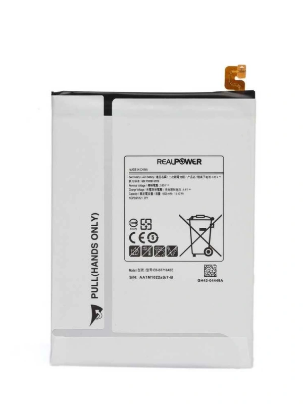 RealPower Samsung Uyumlu Galaxy Tab S2 8.0 T710 T715 Batarya 4000mah