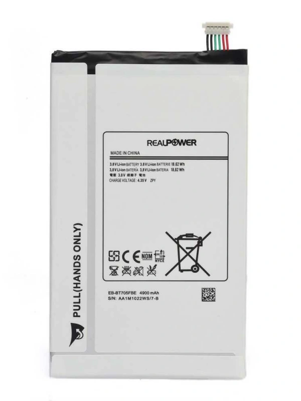 RealPower Samsung Uyumlu Galaxy Tab S 8.4 T700 T701 T705 Batarya 4900mah