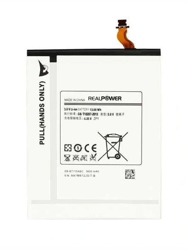 RealPower Samsung Uyumlu Galaxy Tab 3 T110 Batarya 3600mah