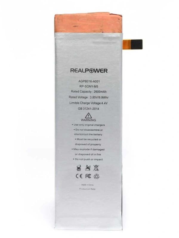 RealPower Sony Uyumlu Xperia M5 Batarya 2600mah