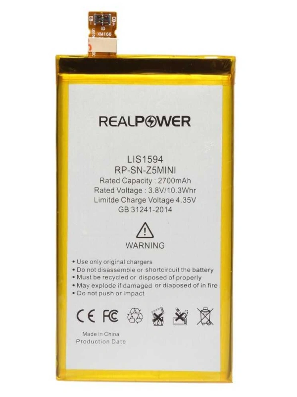 RealPower Sony Uyumlu Xperia Z5 Mini Batarya 2700mah