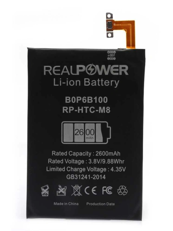 RealPower Htc Uyumlu One M8 Batarya 2600mah