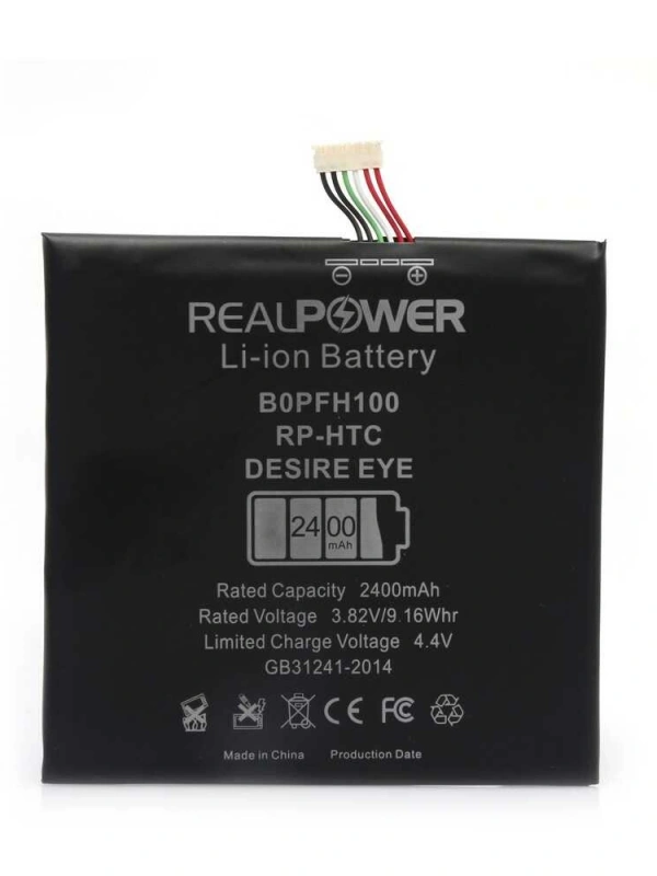 RealPower Htc Uyumlu M910 Desire Eye Batarya 2400mah