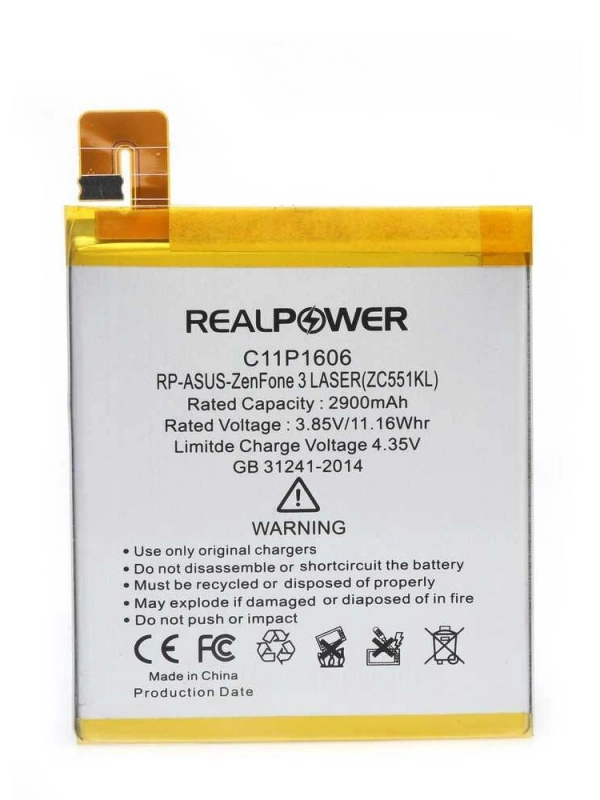 RealPower Asus Uyumlu Zenfone 3 Laser Batarya