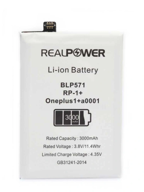 RealPower OnePlus Uyumlu 1 Batarya 3000mAh