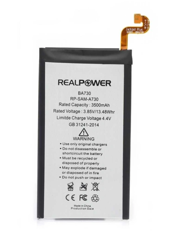 RealPower Samsung Uyumlu Galaxy A8 Plus 2018 A730 Batarya 3500mah