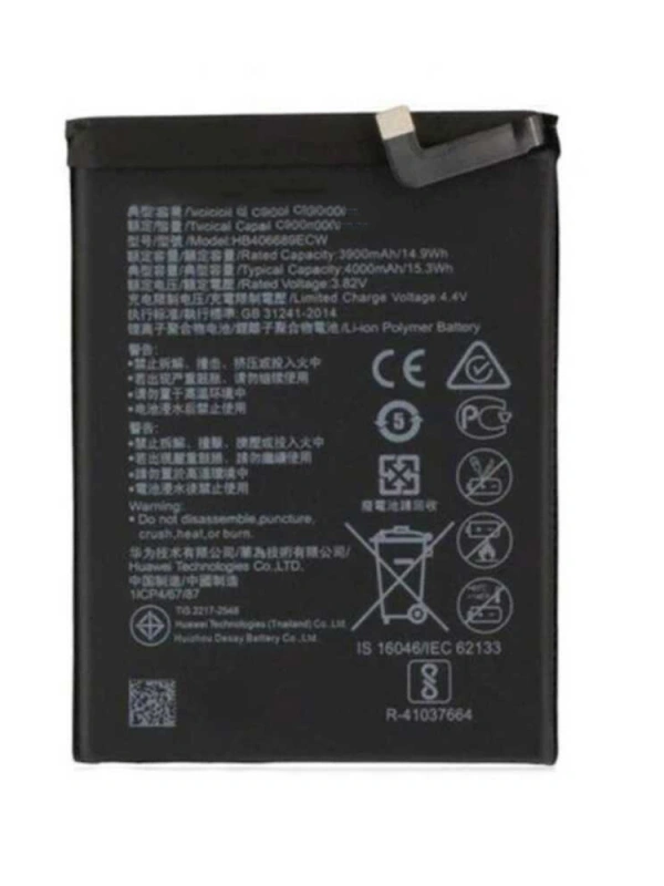 Huawei Uyumlu Y7 Prime 2019 Batarya Hb406689ecw