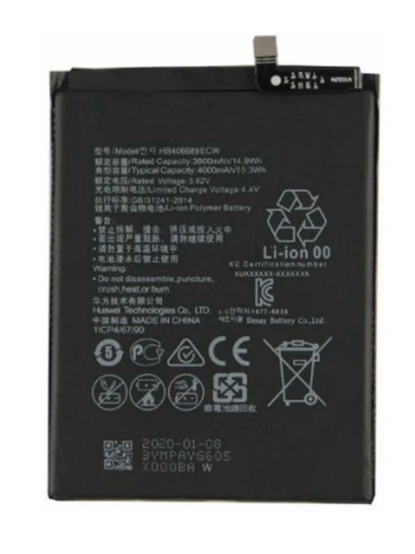 Huawei Uyumlu Y7 2019 Batarya Hb406689ecw