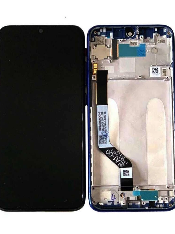 Xiaomi Uyumlu Redmi Note 7 Pro Lcd Ekran Mavi Çıtalı