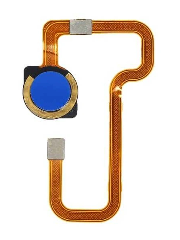 Xiaomi Uyumlu Redmi Note 8t Home Parmak Okuyucu Filmi Flex Mavi