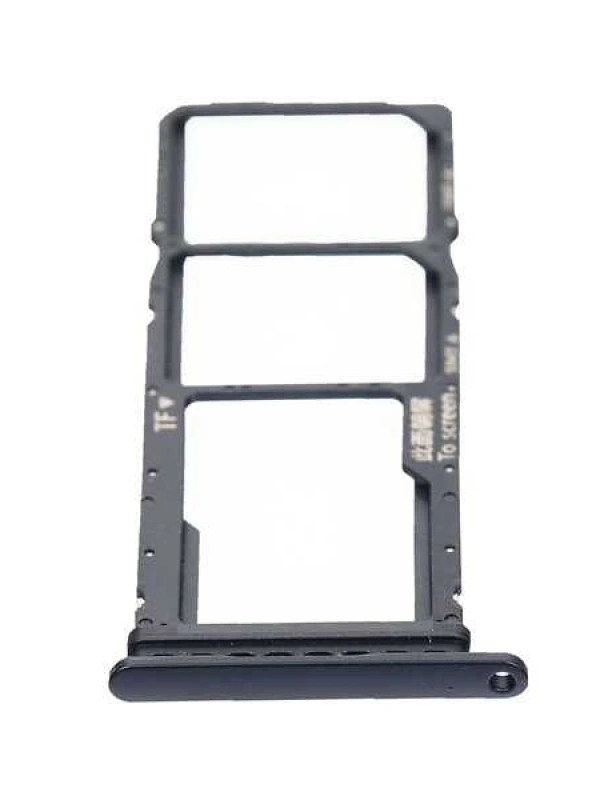 Huawei Uyumlu P40 Lite E Sim Kart Tepsisi Siyah