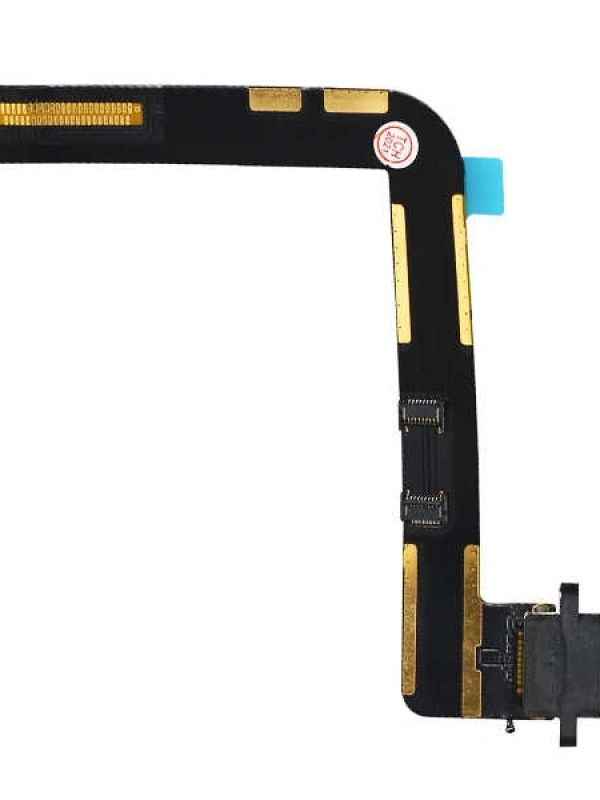 Apple Uyumlu iPad 7 10.2 Şarj Soket Filmi Flex Siyah