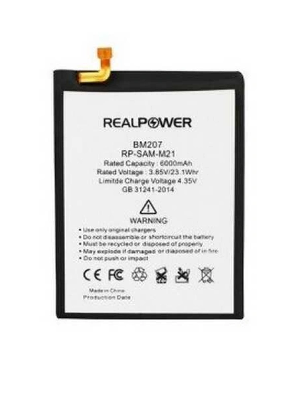 RealPower Samsung Uyumlu Galaxy M31 M315 Batarya 6000mah