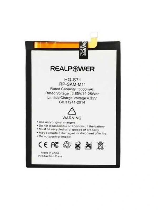 RealPower Samsung Uyumlu Galaxy M11 M115 Batarya 5000mah