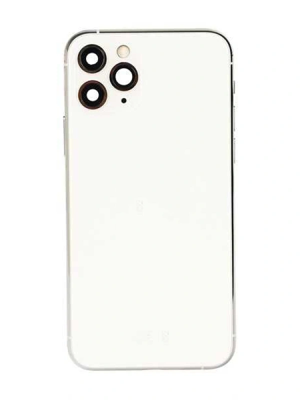 Apple Uyumlu iPhone 11 Pro Kasa Kapak Beyaz Dolu
