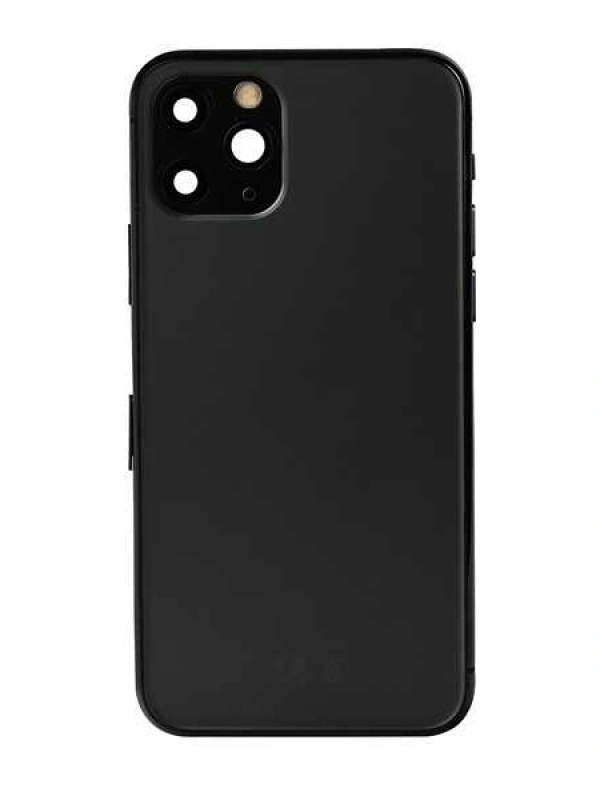 Apple Uyumlu iPhone 11 Pro Kasa Kapak Siyah Dolu