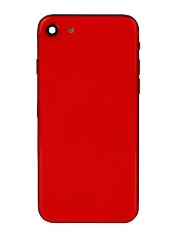 Apple Uyumlu iPhone Se 2020 Kasa Kapak Kırmızı Dolu