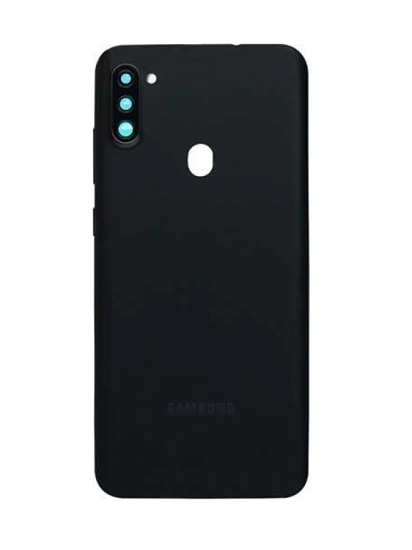 Samsung Uyumlu Galaxy A11 A115 Kasa Kapak Siyah Çıtasız