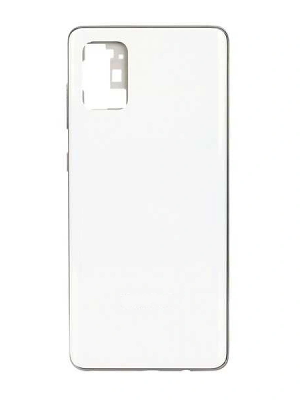 Samsung Uyumlu Galaxy A71 A715 Kasa Kapak Beyaz Çıtasız