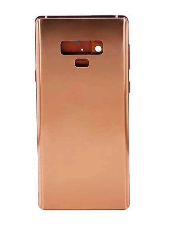 Samsung Uyumlu Galaxy Note 9 N960 Kasa Kapak Gold Çıtalı