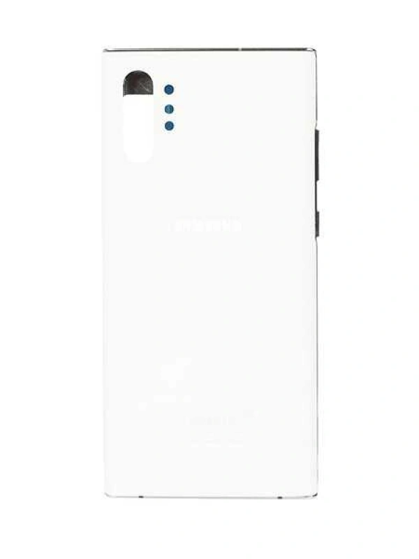 Samsung Uyumlu Galaxy Note 10 Plus N975 Kasa Kapak Beyaz Çıtalı