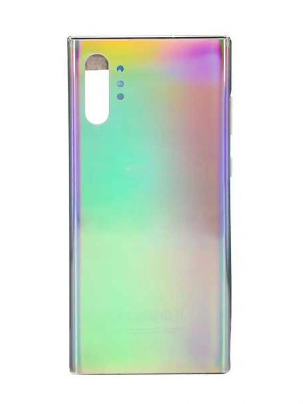 Samsung Uyumlu Galaxy Note 10 Plus N975 Kasa Kapak Silver Çıtalı