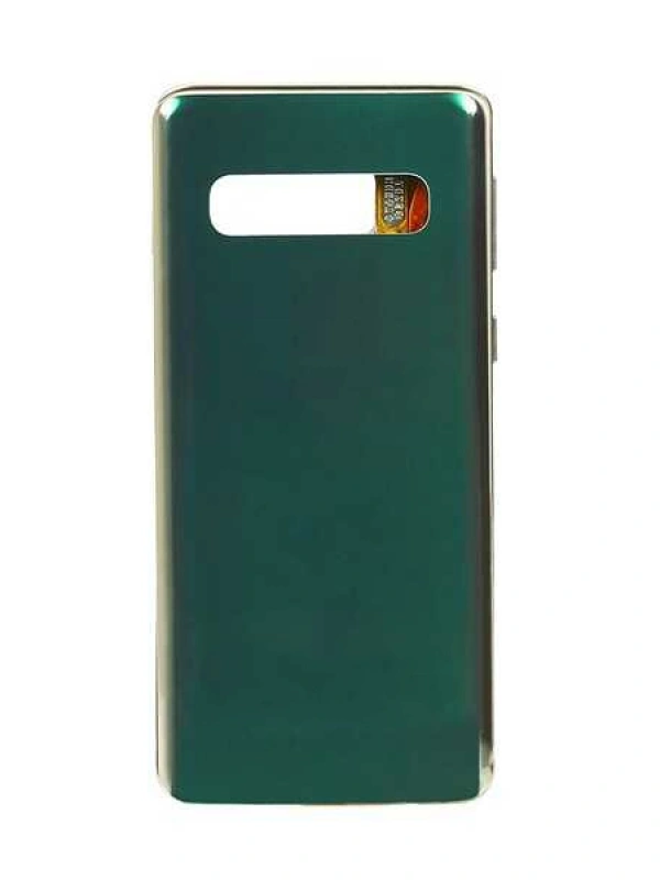 Samsung Uyumlu Galaxy S10 G973 Kasa Kapak Yeşil Çıtalı